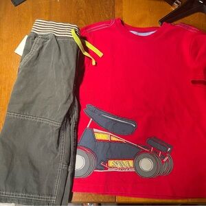 Mini Boden shorts size 8 Hanna Anderson 130 shirt